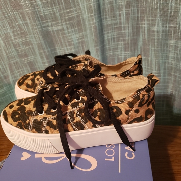 Ladies Jellypop Platform Leopard Print Sneakers 6.5 - Picture 10 of 10